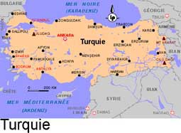 Turquie - Carte